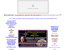 Tablet Screenshot of cosmicwindow.com